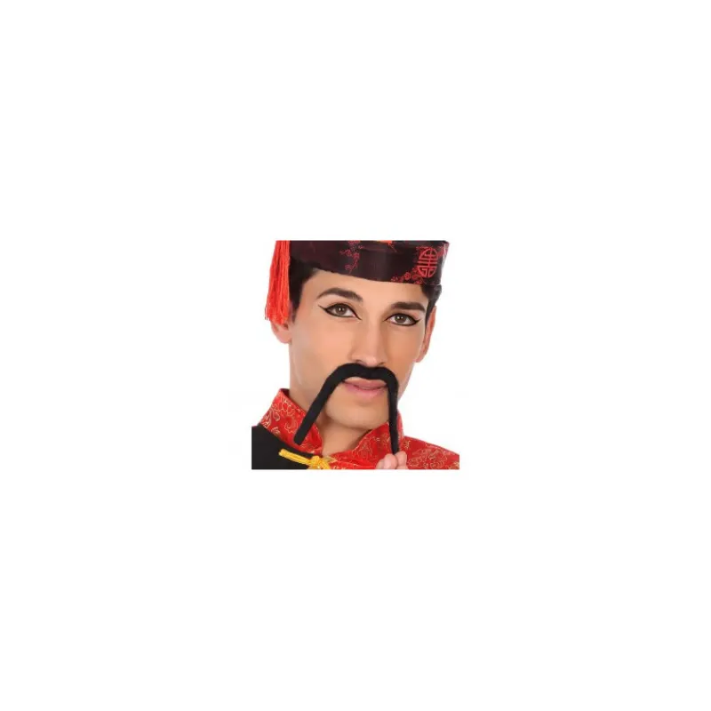 Hombre Disfrazzes Pelucas, Barbas Y Bigotes Disfraces|Disfraces Hombre^Bigote extra largo de Chino
