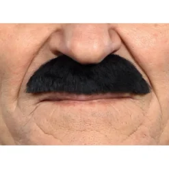 Discount Bigote negro de Chico Disco Pelucas, Barbas Y Bigotes Disfraces