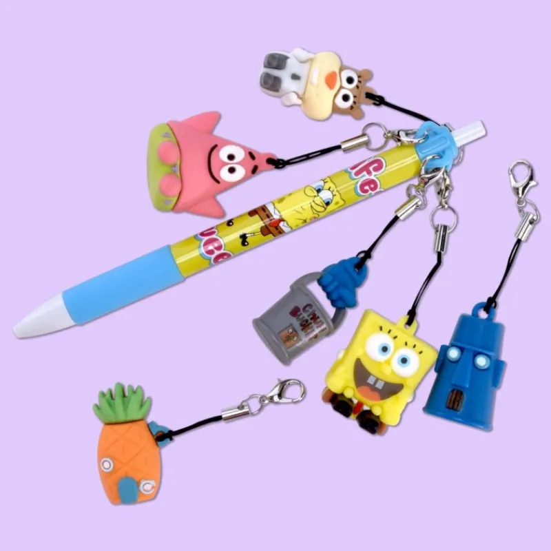 Otros Fabricantes Bob Esponja^Bolígrafo con Figuras Intercambiables de Bob Esponja