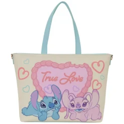 Outlet Bolsa Canvas Lilo & Stitch True Love por Películas Y Personajes De Disney ·Lilo Y Stitch|Bolsos Y Carteras Disney