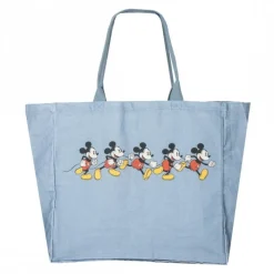 Hot Bolsa de compras XL Mickey azul 70% poliéster y 30% algodón Películas Y Personajes De Disney ·Mickey & Minnie|Bolsos Y Carteras Disney