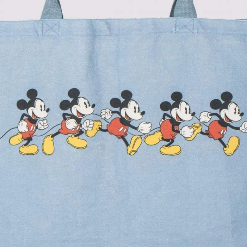 Hot Bolsa de compras XL Mickey azul 70% poliéster y 30% algodón Películas Y Personajes De Disney ·Mickey & Minnie|Bolsos Y Carteras Disney