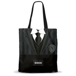 Outlet Bolsa de tela Miércoles uniforme Nevermore Miércoles Addams