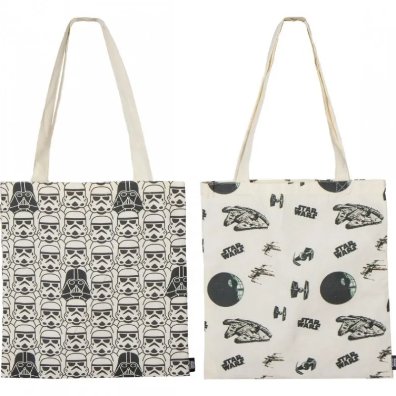 New Bolsa Shopping Star Wars 70% Poliéster 30% Algodón Complementos Star Wars|Ropa Star Wars