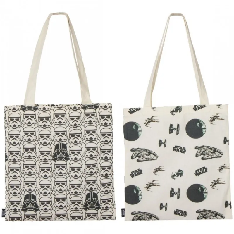 New Bolsa Shopping Star Wars 70% Poliéster 30% Algodón Complementos Star Wars|Ropa Star Wars