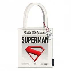 Cerdá Adult Regalos De Superhéroes Dc|Complementos Dc^Bolsa Shopping Superman Beige 70% Poliester 30% Algodón