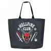 Cerdá Adult Stranger Things^Bolsa Shopping XL Stranger Things Hellfire Club