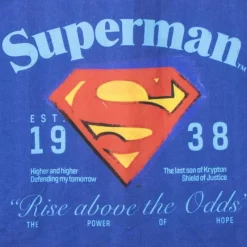 Cerdá Adult Regalos De Superhéroes Dc|Complementos Dc^Bolsa Shopping XL Superman Azul Oscuro