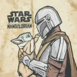Cerdá Adult The Mandalorian^Bolsa Shopping XL The Mandalorian 70% Poliéster 30% Algodón