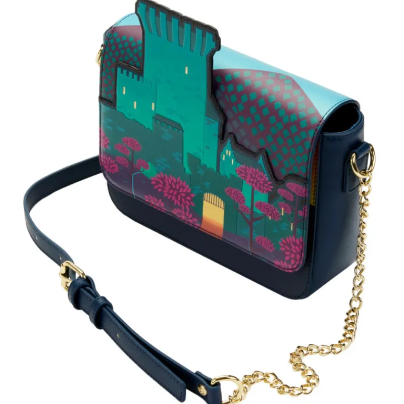 Bolso Bandolera Loungefly Brave Castillo Disney Películas Y Personajes De Disney ·Princesas Disney|Bolsos Y Carteras Disney