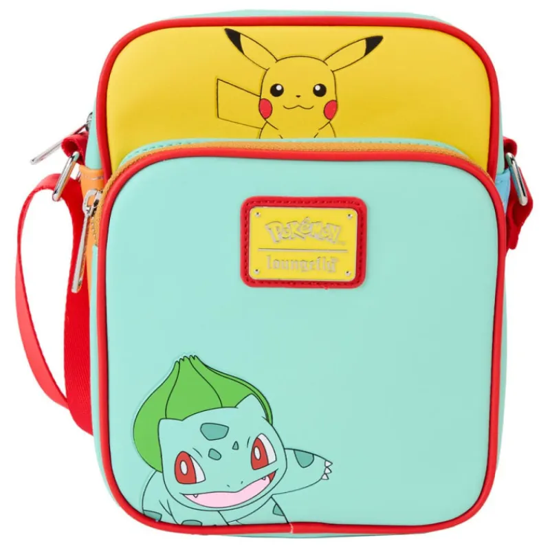 Loungefly Regalos Y Coleccionismo Para Gamers - Cosas De Videojuegos Míticos|Descuentos Gaming^Bolso Bandolera Pokemons Iniciales