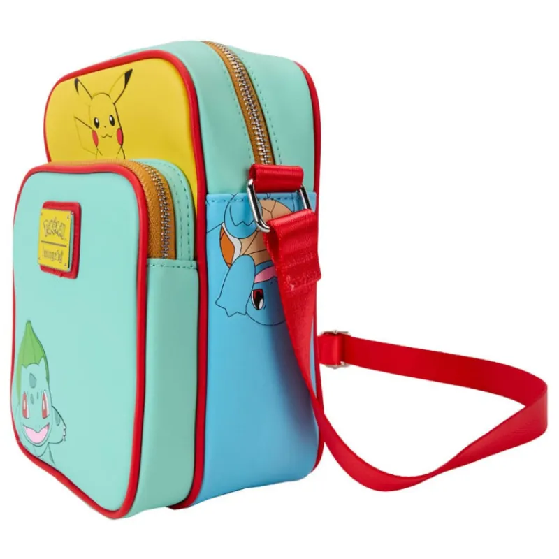 Loungefly Regalos Y Coleccionismo Para Gamers - Cosas De Videojuegos Míticos|Descuentos Gaming^Bolso Bandolera Pokemons Iniciales