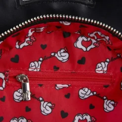 Otros Fabricantes Películas Y Personajes De Disney ·Mickey & Minnie|Bolsos Y Carteras Disney^Bolso Bandolera Reversible Mickey & Minnie San Valentín 28,6 cm LOUNGEFLY