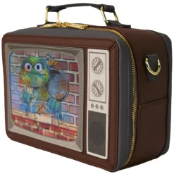 Loungefly Barrio Sésamo^Bolso Bandolera Óscar y Tricky Barrio Sésamo