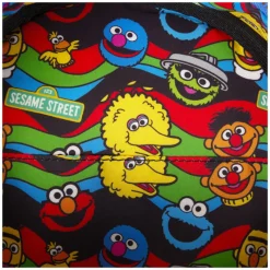 Loungefly Barrio Sésamo^Bolso Bandolera Óscar y Tricky Barrio Sésamo