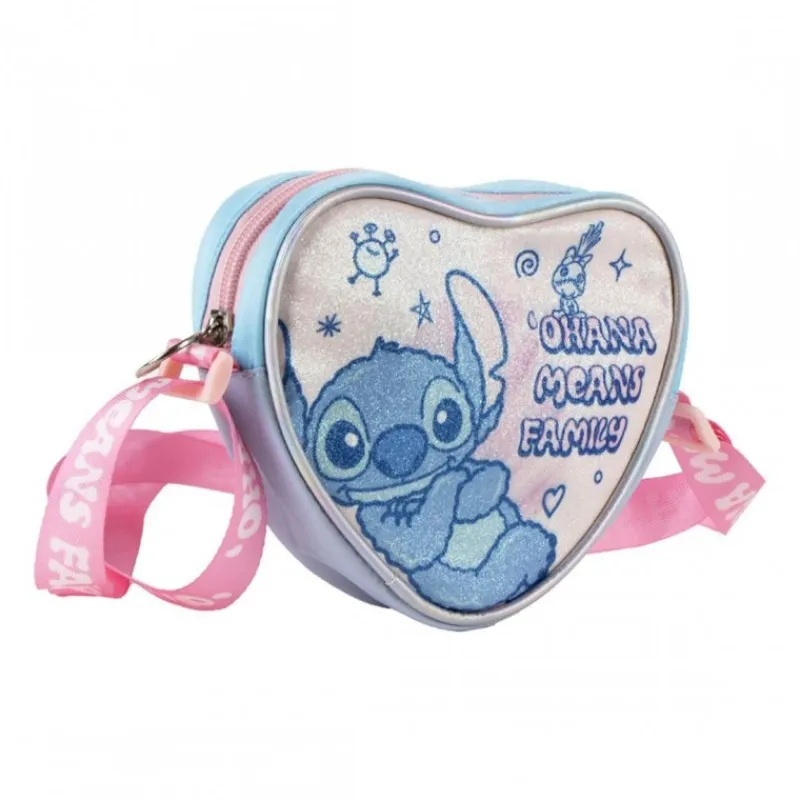 Cerdá Kids Películas Y Personajes De Disney ·Lilo Y Stitch|Bolsos Y Carteras Disney^Bolso Corazón Stitch Ohana Means Family