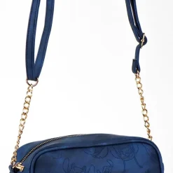 Bolso de Polipiel Stitch Azul con Detalles Dorados Películas Y Personajes De Disney ·Lilo Y Stitch|Bolsos Y Carteras Disney
