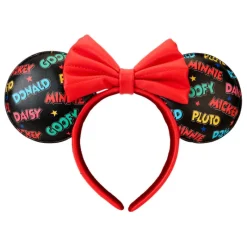 Loungefly Películas Y Personajes De Disney ·Mickey & Minnie|Bolsos Y Carteras Disney^Bolso Mochila con Diadema Mickey y Amigos
