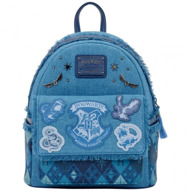 Loungefly Bolsos Y Complementos Harry Potter^Bolso Mochila Denim Harry Potter Warner Bros por