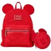 Loungefly Películas Y Personajes De Disney ·Mickey & Minnie|Bolsos Y Carteras Disney^Bolso Mochila Orejas de Mickey Roja Disney