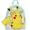 Hot Bolso Mochila Pikachu Floral de Pikachu|Mochilas Pokemon