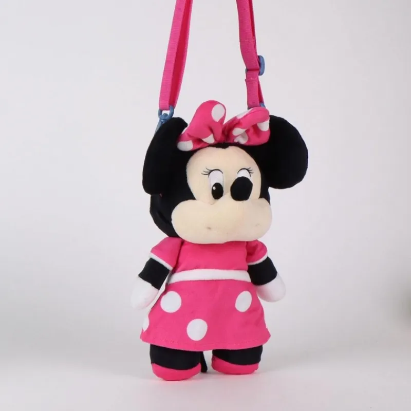 Niños Cerdá Kids Disney Para Niños|Disney Para Niñas^Bolso Peluche Minnie Fucsia 100% Poliéster