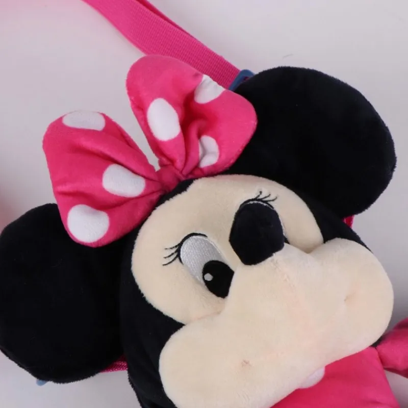 Niños Cerdá Kids Disney Para Niños|Disney Para Niñas^Bolso Peluche Minnie Fucsia 100% Poliéster