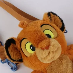 Niños Cerdá Kids Disney Para Niños|Disney Para Niñas^Bolso Peluche Simba de El Rey León 100% Poliéster Naranja