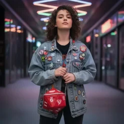 Cerdá Adult Stranger Things^Bolso Polipiel Stranger Things D20 Rojo