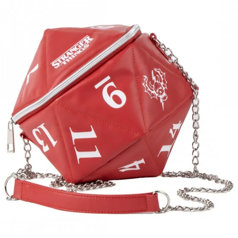 Cerdá Adult Stranger Things^Bolso Polipiel Stranger Things D20 Rojo