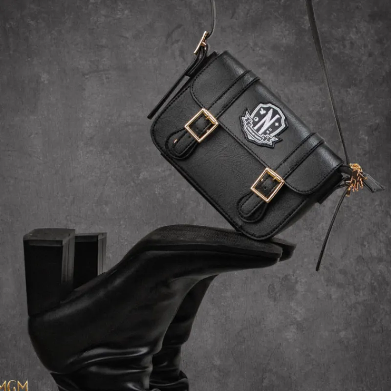 Cinereplicas Miércoles Addams^Bolso satchel Nevermore Academy Miércoles