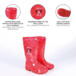 Outlet Botas de agua Minnie Disney Para Niñas|Calzado Kids
