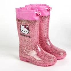Sale Botas de Lluvia Hello Kitty en PVC y Poliéster Paraguas Y Chubasqueros Kids |Calzado Kids