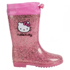 Sale Botas de Lluvia Hello Kitty en PVC y Poliéster Paraguas Y Chubasqueros Kids |Calzado Kids