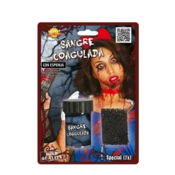 Clearance Bote de Sangre Coagulada con Esponja 15 G Maquillaje Para Disfraces