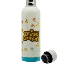 Clearance Botella Acero Animal Crossing Logo Regalos Y Coleccionismo Para Gamers - Cosas De Videojuegos Míticos