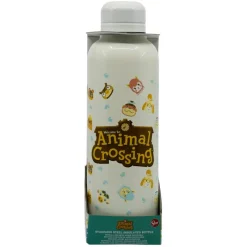 Clearance Botella Acero Animal Crossing Logo Regalos Y Coleccionismo Para Gamers - Cosas De Videojuegos Míticos