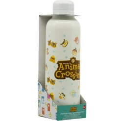 Clearance Botella Acero Animal Crossing Logo Regalos Y Coleccionismo Para Gamers - Cosas De Videojuegos Míticos