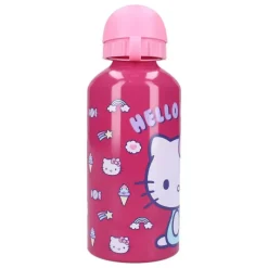 Clearance Botella Hello Kitty de Aluminio 500 ml - Licencia Oficial Tiempo Libre Kids|Para El Cole