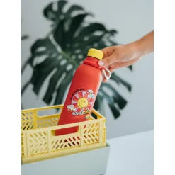 Clearance Botella Metalica 500 ml Smiley Quirky Comics Regalos De Otras Series