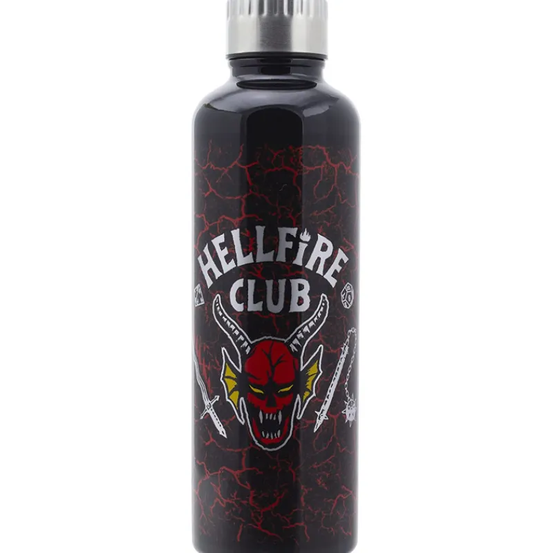 Paladone Products Stranger Things^Botella Metálica Hellfire Club Stranger Things
