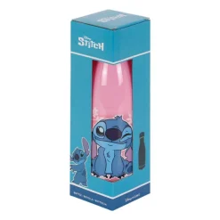 KaracterMania Más Regalos De Disney|Películas Y Personajes De Disney ·Lilo Y Stitch^Botella Stitch Maui Rosa Disney