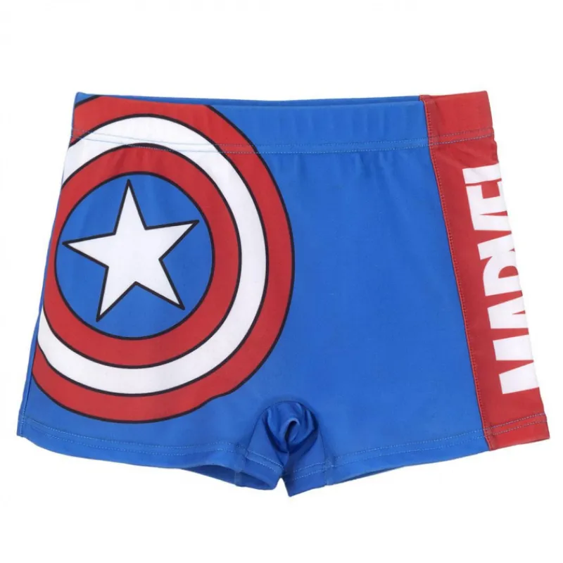 Niños Cerdá Kids Marvel Y Dc Para Niños|Ropa Y Téxtil: Cosas Que Ponerse Para Niños ^Boxer de baño de Capitán América