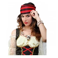 Disfrazzes Complementos Para Disfraces|Accesorios Halloween Y Terror ^Brazalete con calaveras y dientes