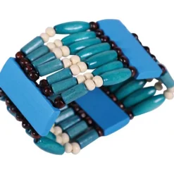 Disfrazzes Complementos Para Disfraces^Brazalete Indio Azul de 8 Cm de diámetro