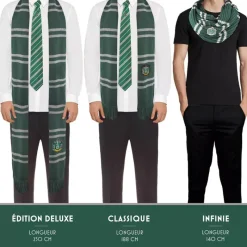 Clearance Bufanda de lujo Slytherin Harry Potter Bolsos Y Complementos Harry Potter|Slytherin