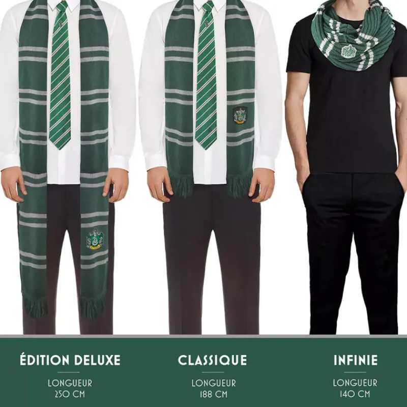Clearance Bufanda de lujo Slytherin Harry Potter Bolsos Y Complementos Harry Potter|Slytherin
