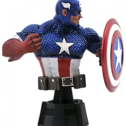 Fabricante provisional Superhéroes Marvel|Coleccionismo Marvel^Busto Capitán América Marvel Animated 15 cm Diamond Select Toys