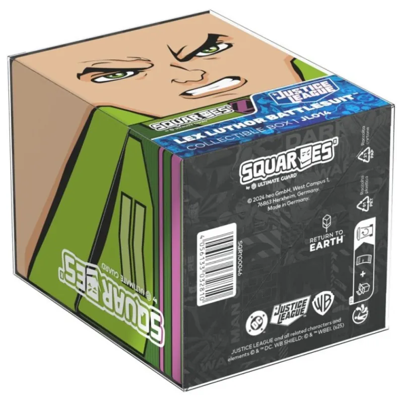Squaroes Regalos De Superhéroes Dc|Regalos De Villanos Dc^Caja Coleccionable Squaroe DC Justice League Lex Luthor Battlesuit