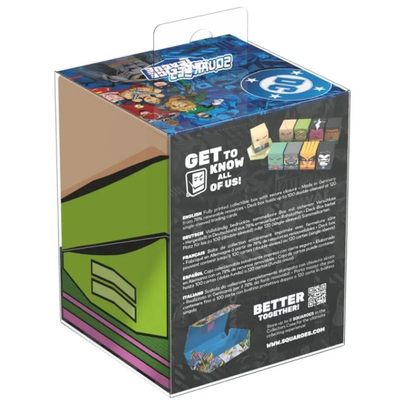 Squaroes Regalos De Superhéroes Dc|Regalos De Villanos Dc^Caja Coleccionable Squaroe DC Justice League Lex Luthor Battlesuit